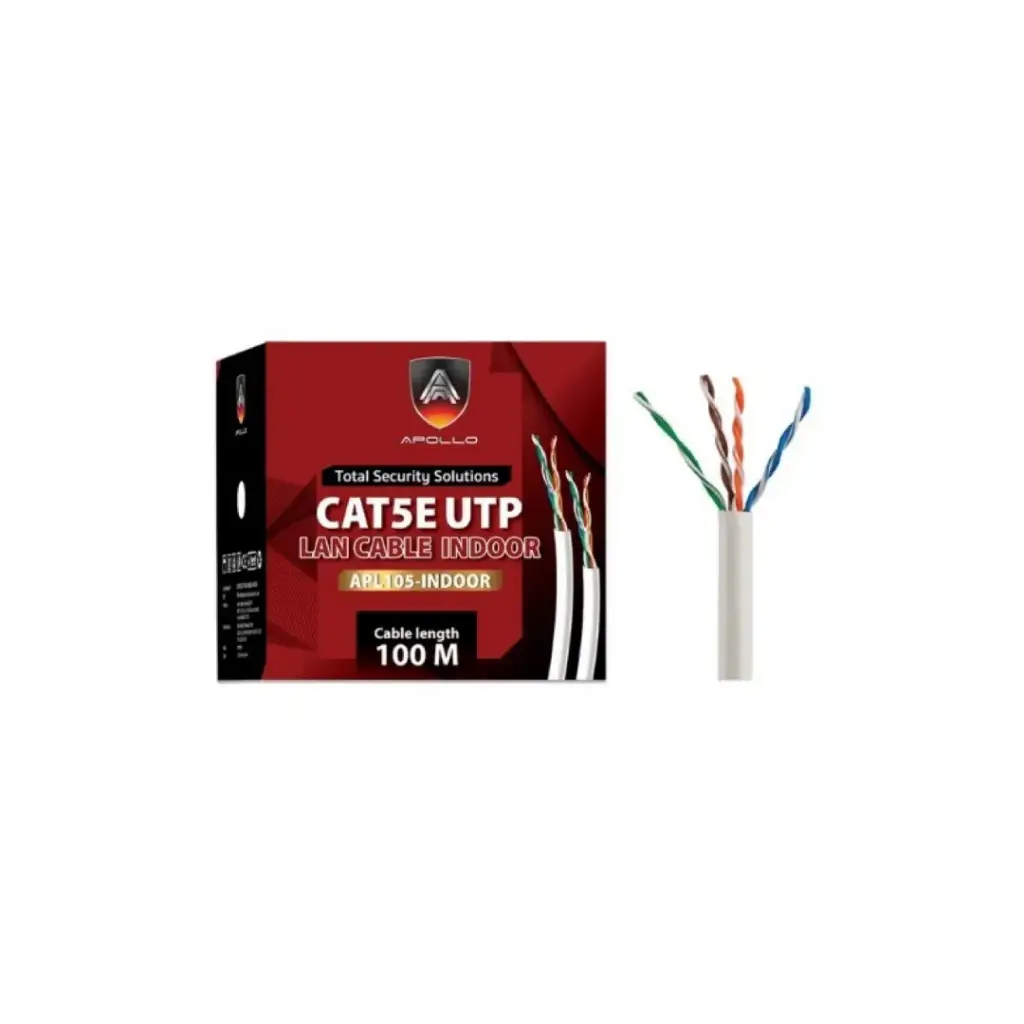 APOLLO สาย LAN CAT5E INDOOR (100 M) รุ่น APL-105-INDOOR
