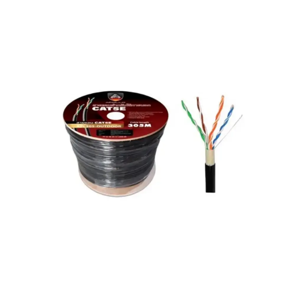 APOLLO สาย LAN CAT5E OUTDOOR (305 M) รุ่น APL-305-OUTDOOR