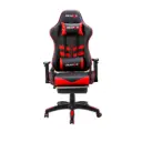 Deli เก้าอี้เกมส์มิ่ง รุ่น REAPER สีแดงสลับดำ เบาะฟองน้ำที่คืนรูปดีหนา 2 ชั้นหุ้มด้วยหนัง PVC และ Fiber ให้ความทนทานต่อการซึมของน้ำ นุ่มสบายต่อศรีษะ รุ่น E4521