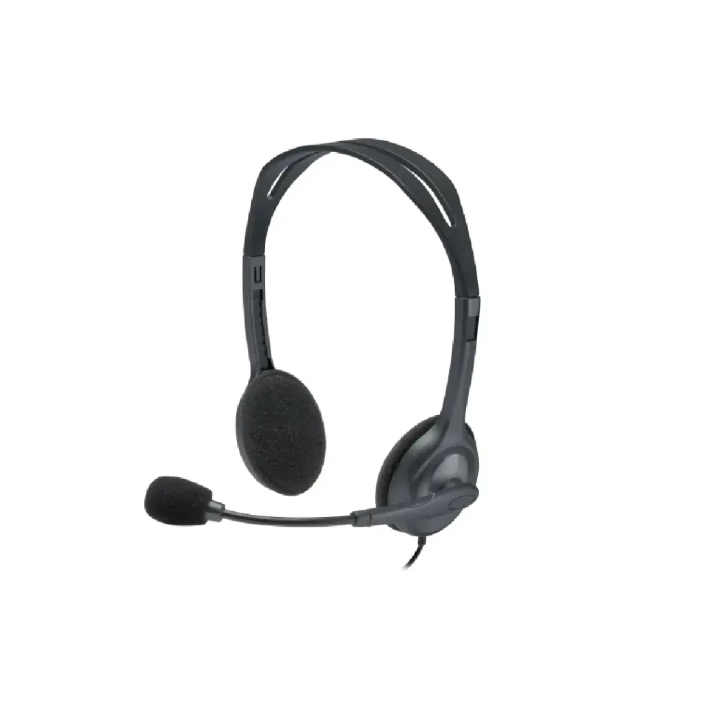 Logitech Stereo Headset H111 (Black single pin)