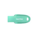 SanDisk Ultra Curve USB 3.2 Gen 1 Flash Drive, CZ550 32GB, USB3.0, Mint Green, compact design (SDCZ550-032G-G46G)