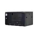 LIMAZ ตู้แร็ค 6U ลึก 45 ซม. Wall Rack Single layer, 600x450x370 mm. รุ่น LMZ-LWS64506 (สีดำ)