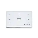 LIMAZ Face Plate 1 Slot with Icon & Label, Off-White Color รุ่น LMZ-FP1S