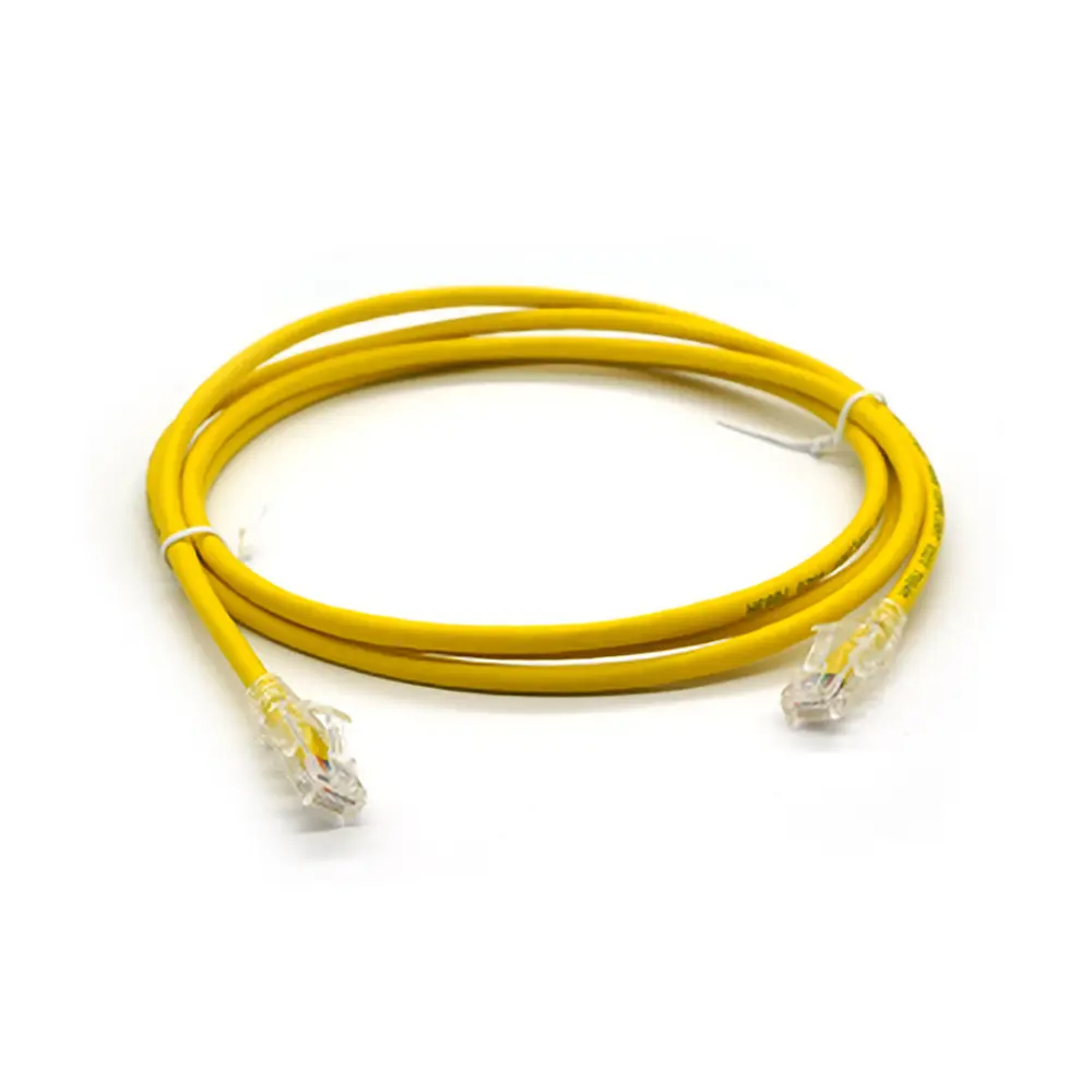 LINK CAT5E RJ45-RJ45 Patch Cord LSZH (สีเหลือง)(1 M) รุ่น US-5003LZ-5