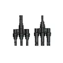 LINK MC4 T-Type 4 Way Connector (คู่) 1500V,TUV Standard รุ่น CB-1008
