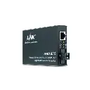 LINK 10/100 Single F.O. Converter, SC (SM) w/AC Adapter 20 km. รุ่น UT-0215ETS-20