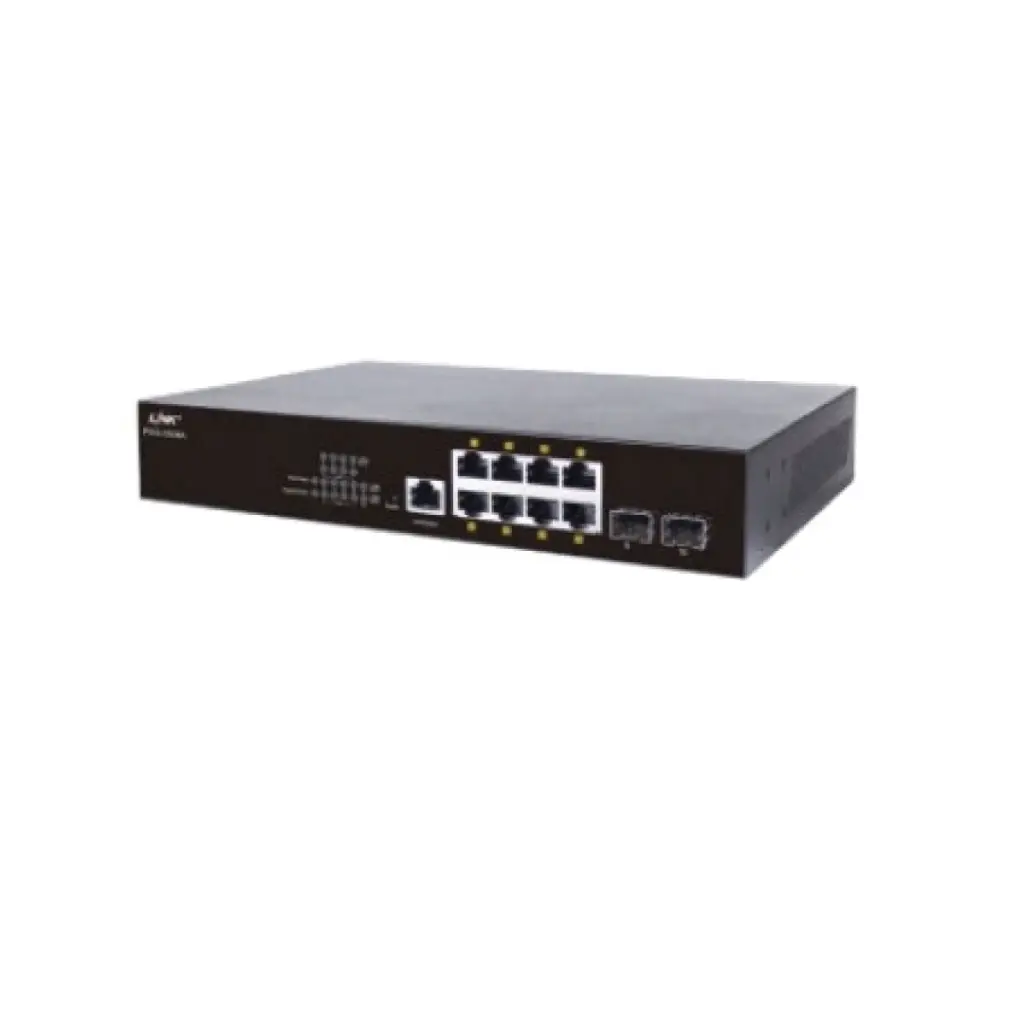 LINK 8-Port L2 Managed Gigabit PoE Switch (8 GE + 2 SFP GE)(125W) (New Advance) รุ่น PSG-5008A