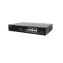 LINK 8-Port L2 Managed Gigabit PoE Switch (8 GE + 2 SFP GE)(125W) (New Advance) รุ่น PSG-5008A