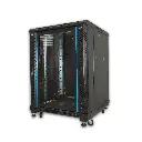 LINK 19" Glass Rack 15U ลึก 60 cm. (60x60x88cm.)(สีดำ) รุ่น CH-60615GS