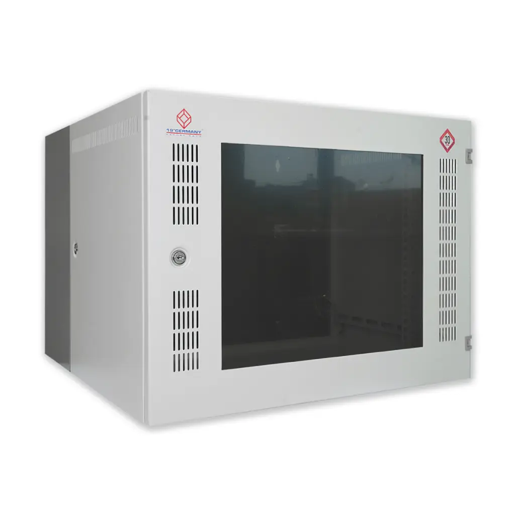 LINK 19" German Front Perf Wall Rack 9U ลึก 60 cm. รุ่น G1-60609F