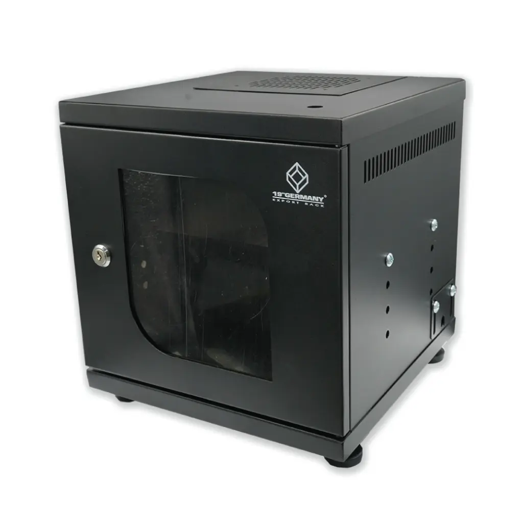 LINK 19" German Mini Steel Box w/Shelf (30x30x30 cm.)(สีดำ) รุ่น G6-30030B