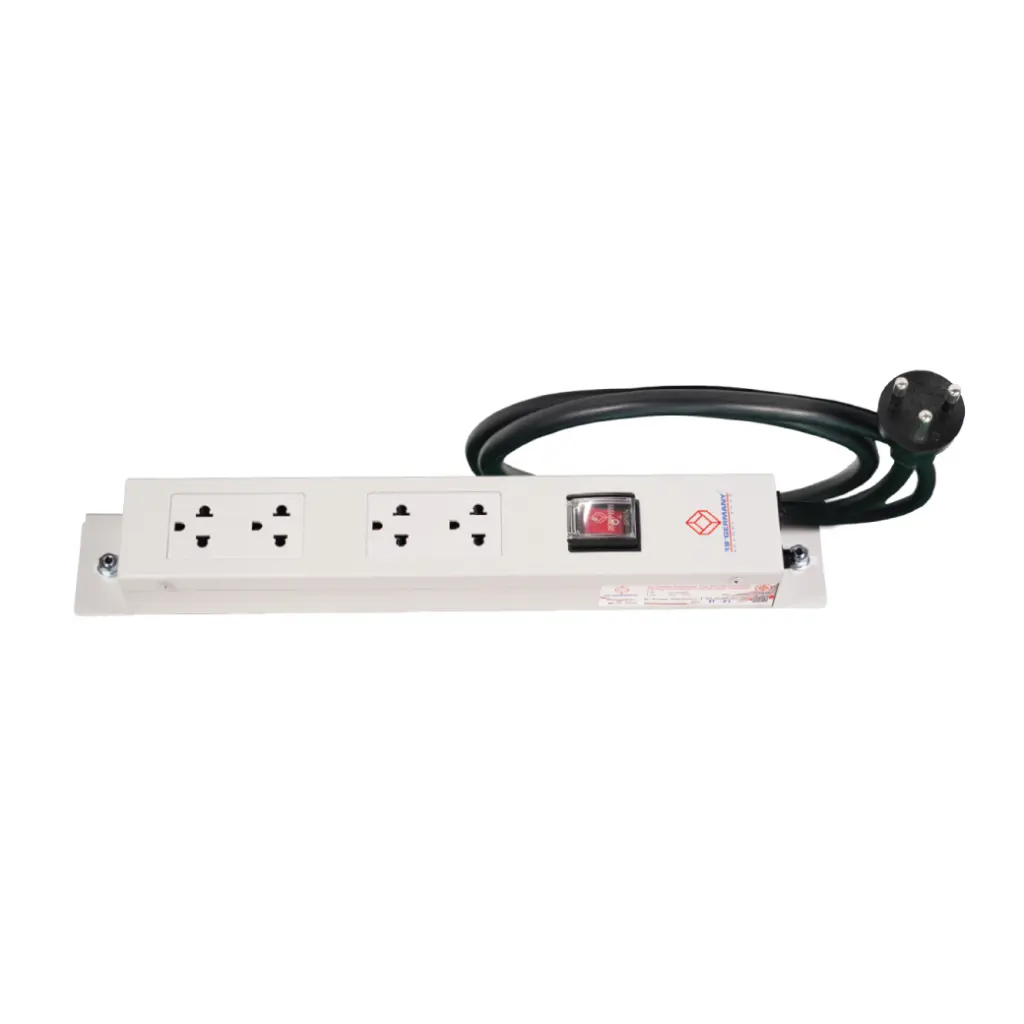 LINK AC Power Distribution 4 TIS Outlet w/Cable 1.8 M (สีขาว) รุ่น G7-00004