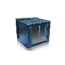 LINK 19" Wave Perforate Wall Rack 12U Double ลึก 50 cm. (60x60x64cm.)(สีดำ) รุ่น CW2-60512G