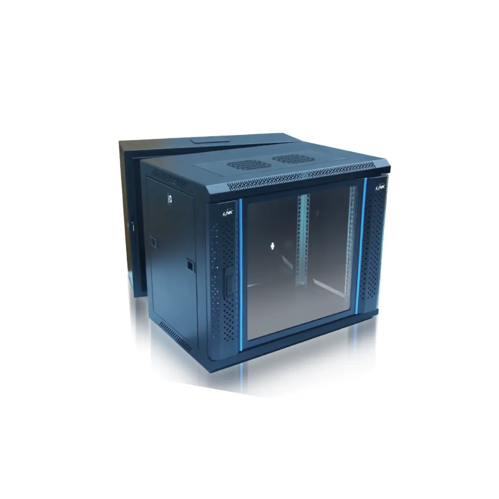 LINK 19" Glass Wall Rack 6U (60cm.) รุ่น CW2-60606G