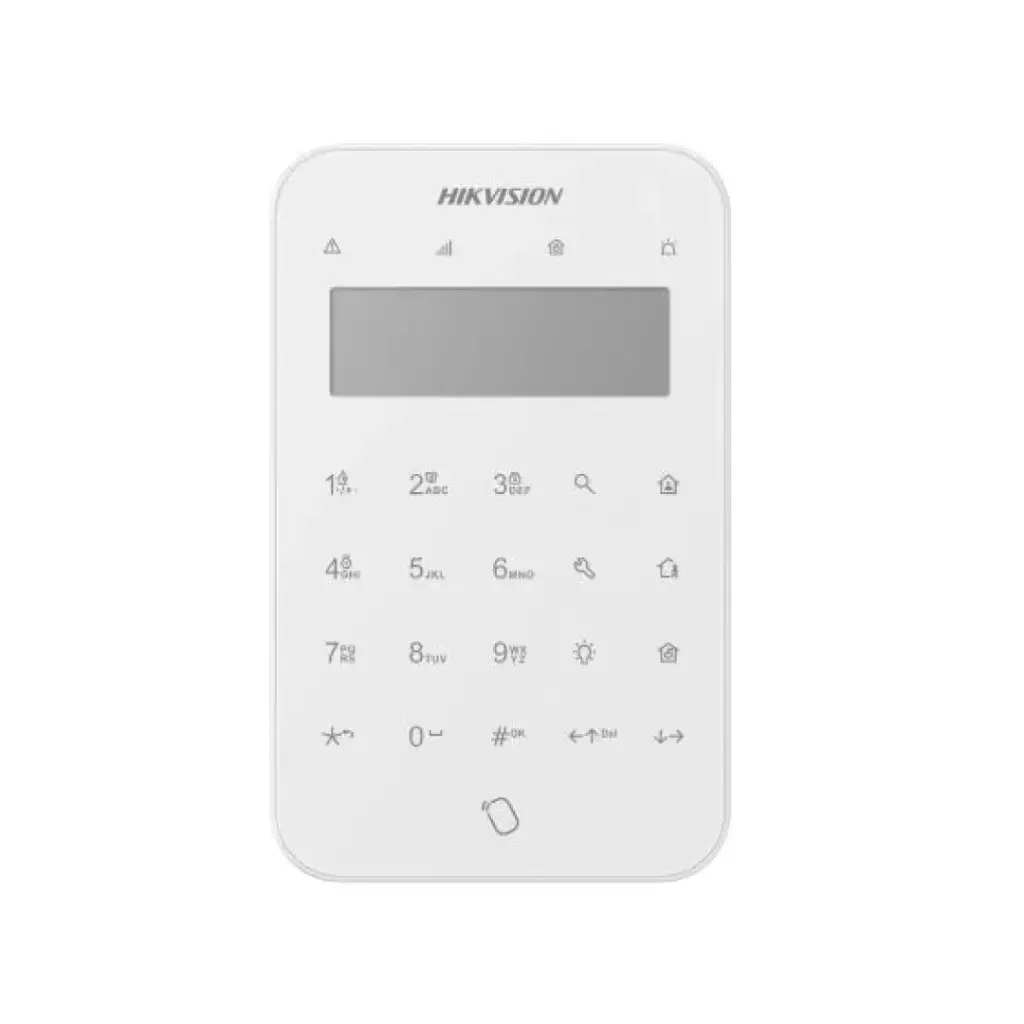 HIKVISION 433MHz AX PRO Series Wireless LCD Keypad รุ่น DS-PK1-LT-WB
