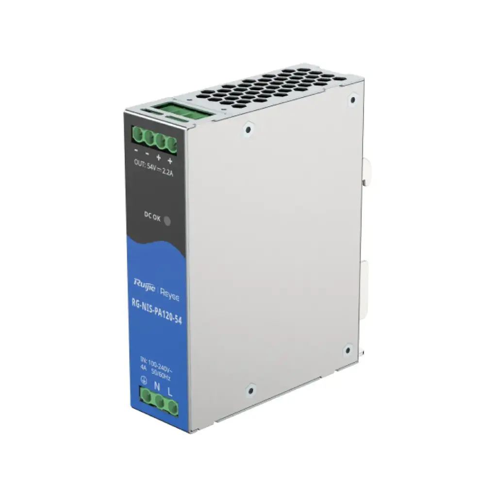 RUIJIE|REYEE AC/DC 120W DIN-Rail Power Supply for industrial switch รุ่น RG-NIS-PA120-54