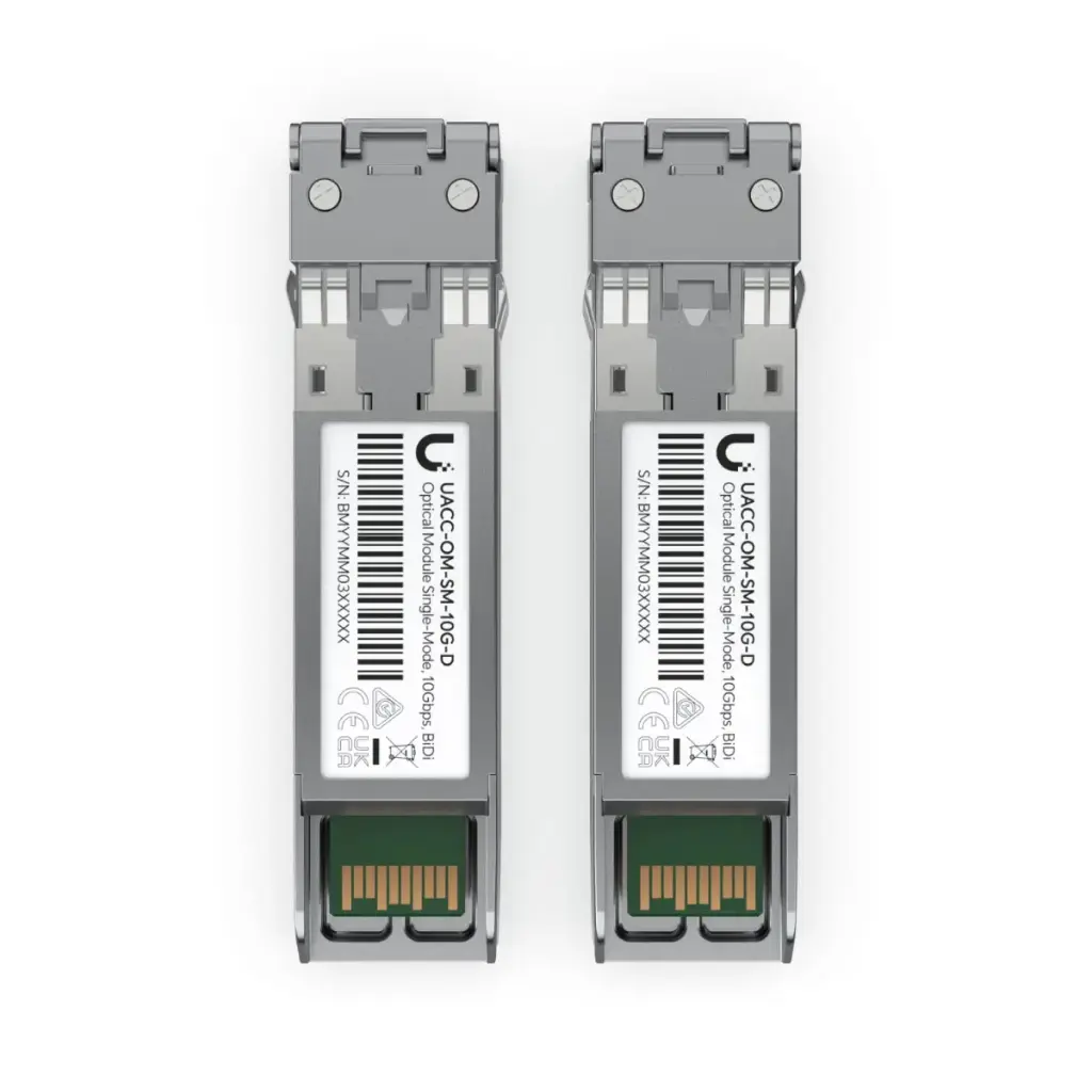 Ubiquiti 10G SFP+ Single-Mode Fiber Module (2-Pack) รุ่น UACC-OM-SM-10G-D-2