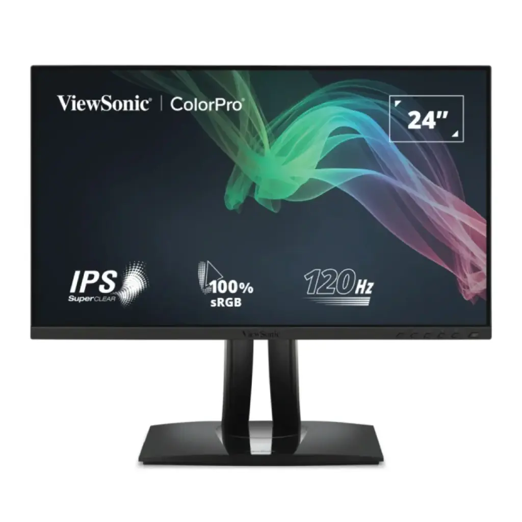 ViewSonic จอมอนิเตอร์ 24" 1920x1080 (FHD) IPS sRGB 100% รุ่น VP2456A