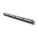 MAP 19" 1U UTP CAT6 Patch panel 24 ports with support bar รุ่น PU-6024