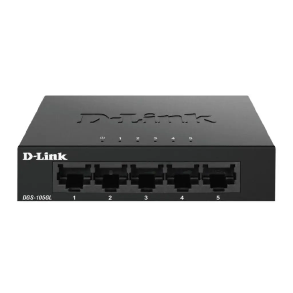 D-Link 5 Port Gigabit Metal Unmanaged Desktop Switch รุ่น DGS-105GL