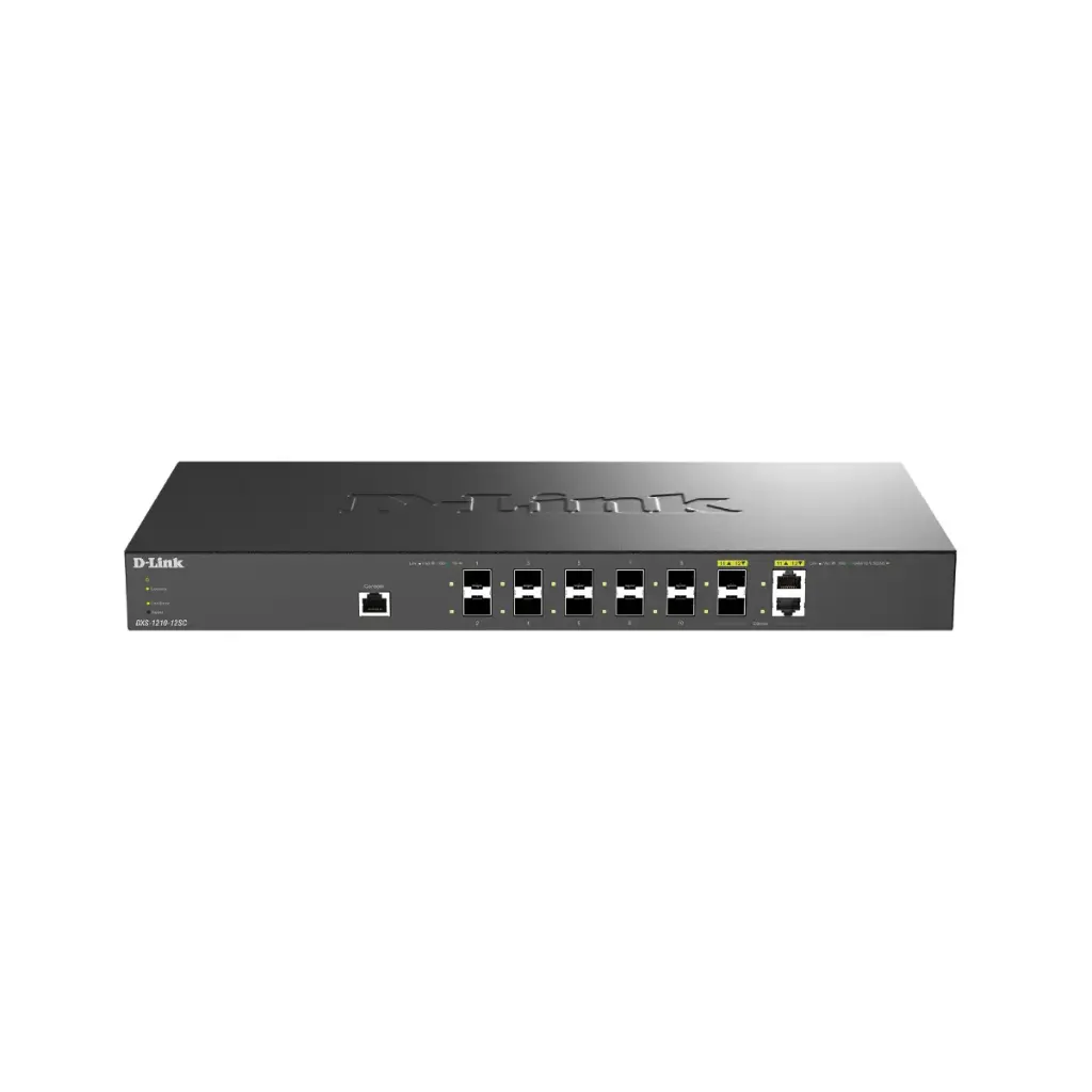 D-Link 12-port 10G Smart Managed Switch with 2-port 10G Combo Uplinks รุ่น DXS-1210-12SC