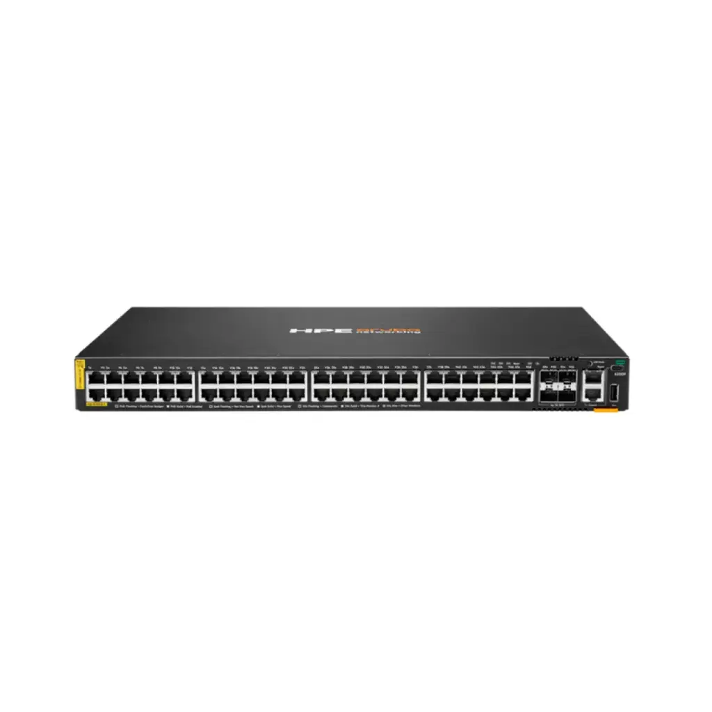 Aruba 6200F 48G CL4 PoE 4SFP 370W Switch (1G Uplink) (S0M84A)