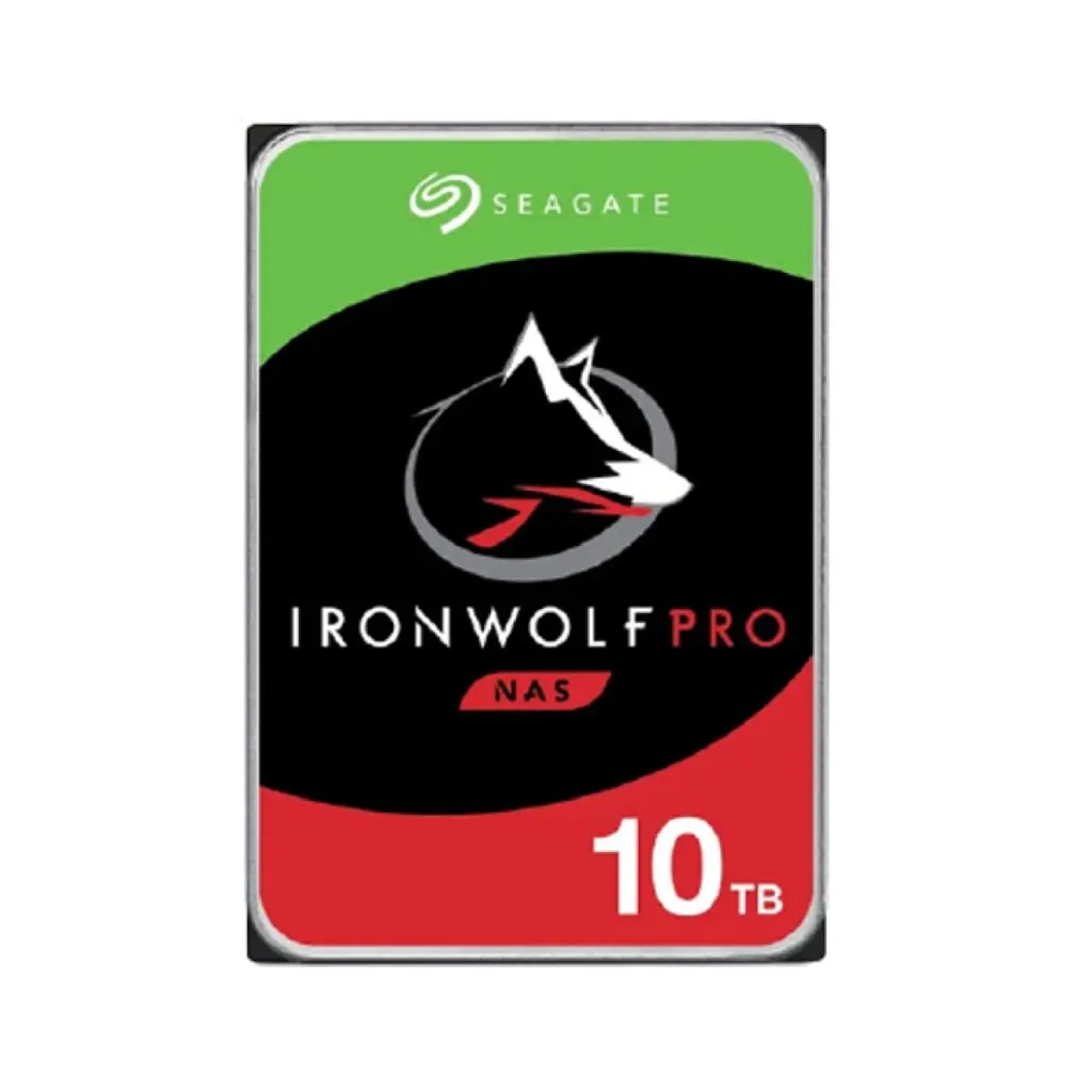 SEAGATE IRONWOLF PRO ฮาร์ดดิสก์ 10TB รุ่น ST10000NE0008 (สำหรับ NAS ระดับองค์กร)