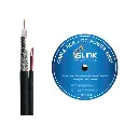 GLINK สาย RG6 มีไฟ ชิลด์ 95% (500 M)รุ่น RG6PW500(19480)