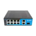 GLINK Industrial Gigabit POE Switch 8 Port (8*POE+2*Uplink+1*SFP)(150W) รุ่น GPOE-05 (ไม่มีอแดปเตอร์)(26009)
