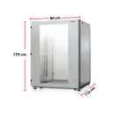 MAP ตู้ RACK 36U ลึก 110 cm.(80x110x179 cm.) 19" Modern Close Rack Serie. AC รุ่น M3-81136