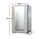 MAP ตู้ RACK 48U ลึก 120 cm.(80x120x226 cm.) 19" Modern Close Rack Serie. AC รุ่น M3-81248 