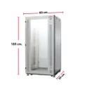 MAP ตู้ RACK 39U ลึก 90 cm.(60x90x185 cm.) 19" Modern Close Rack Serie. MI รุ่น M4-60939