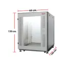MAP ตู้ RACK 27U ลึก 100 cm.(60x100x139 cm.) 19" Modern Close Rack Serie. MI รุ่น M4-61027
