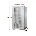 MAP ตู้ RACK 42U ลึก 90 cm.(80x90x205 cm.) 19" Modern Close Rack Serie. PF รุ่น M5-80942