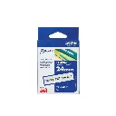 Brother เทปพิมพ์อักษรแบบเคลือบพลาสติก สีดำพื้นเงิน 24 mm. TZE-M951