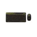 Logitech Wireless Combo MK240 (Black/Chartreuse)