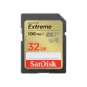 SanDisk Extreme SDHC, SDXVT 32GB, V30, U3, C10, UHS-I, 100MB/s R, 60MB/s W (SDSDXVT-032G-GNCIN)