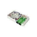 LINK FTTR SMART OUTLET,SC/APC 2 Port ,w/Pigtail + Adapter + Sleeve รุ่น UFH3111