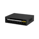 RUIJIE|REYEE 8-Port 100Mbps + 2 Uplink Port 1000Mbps, 8 of the ports support PoE/PoE+ power supply. Max PoE power budget is 111W, Steel Case รุ่น RG-ES110F-P