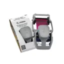 Zebra Ribbon, Color-YMCKO, 58mmx99m(2.28inx324ft), 200 Images, ZC100/ZC300, RoA (800300-250AP)