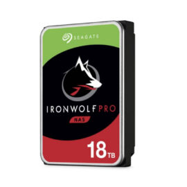 SEAGATE IRONWOLF PRO ฮาร์ดดิสก์ 18TB รุ่น ST18000NE000 (สำหรับ NAS ระดับองค์กร)